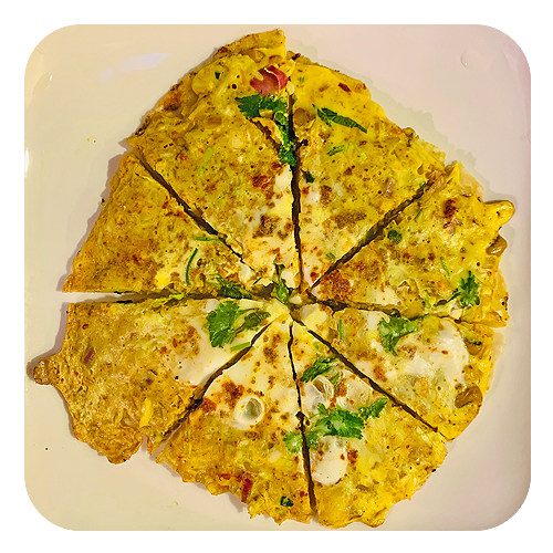 Egg Veg Chatamari